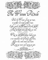 Wiccan Rede Book Charmed Coloring Pages Shadows Witch Series Choose Board Formal Entry sketch template
