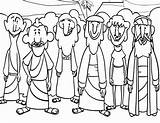 Jesus Disciples Coloring Pages His Calling Printable Color Getcolorings Dis Getdrawings Template sketch template