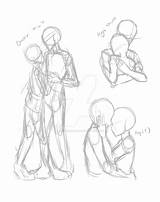 Poses Couple Drawing Cute Getdrawings sketch template