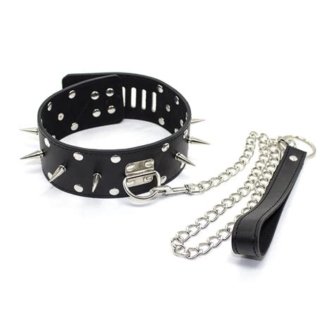 pu leather bdsm slave collar neck ring sex toys for couples adult games