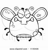 Fly Clipart Chubby Cartoon Mad Cory Thoman Vector Outlined Coloring Happy Royalty Tipsy Drunk 2021 Clipartof sketch template