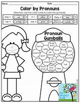 Pronoun Pronouns Activities Color Fun Grammar Teaching Language Arts Grade Worksheets Nouns 2nd Gumballs Practice English Second Way Mastering Themoffattgirls sketch template