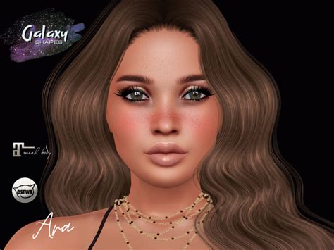 Second Life Marketplace Ara Shape For Catwa Freya By Galaxy Shapes