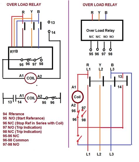 contactor relay coil wiring diagram elec eng world
