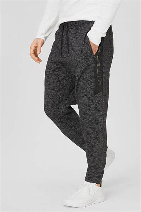 ca angelo litrico slim fit joggingbroek zwart wehkamp