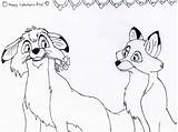 Fox Coloring Hound Pages Color Print Kids sketch template
