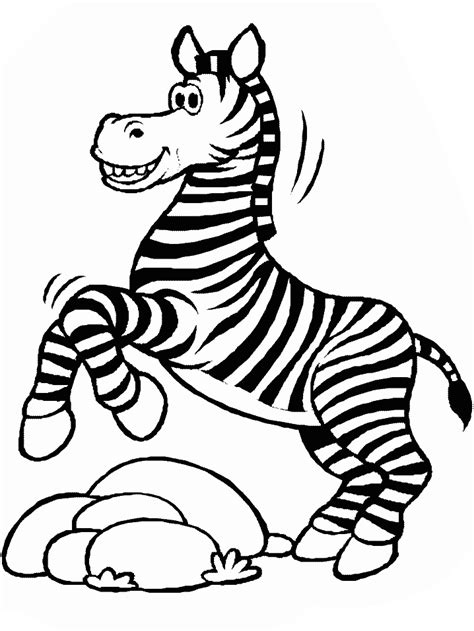 cartoon zebra coloring pages cartoon coloring pages
