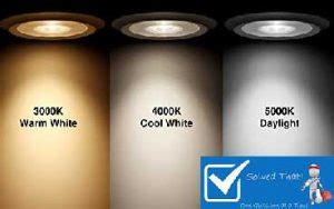 light bulb color temperature comparison  solved