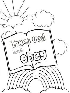 trust god coloring pages coloring coloringpages sunday school