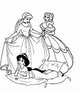 Prinsessen Belle Prinses Assepoester Tekeningen Jasmin sketch template
