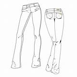 Jeans Drawing Denim Draw Womens Drawings Fashion Sketches Clothes Flat Technical Guy Zeichnen Getdrawings Explore Paintingvalley Auswählen Pinnwand Flats sketch template