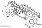 Monster Truck Coloring Max Pages Printable Categories Supercoloring sketch template