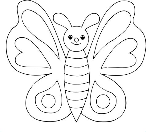 inspirant de papillon facile  dessiner  coloriage