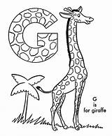 Coloring Alphabet Activity Abc Giraffe Pages Animal Sheet Sheets Animals Color Objects Print Honkingdonkey sketch template