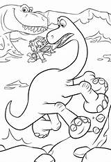Arlo Coloring Dinosaur Good Pages Spot Kids Saves Disney sketch template