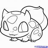 Bulbasaur Coloring Pages Pokemon sketch template
