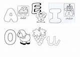 Vocales Consonantes Ilustradas Aprendizaje Mungfali sketch template