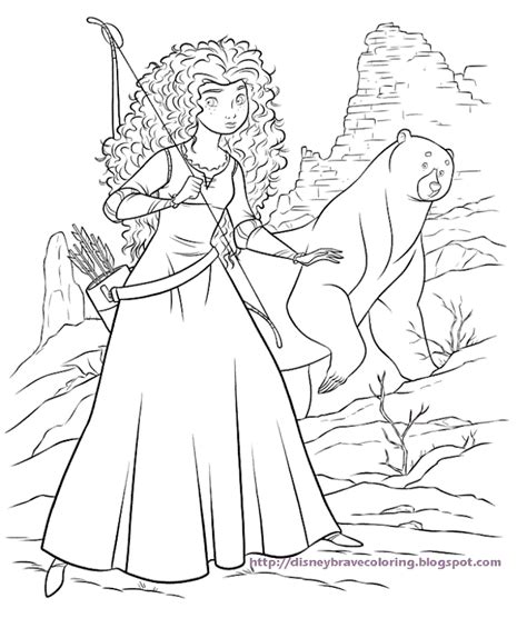 brave disney coloring pages top coloring pages