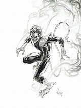 Deviantart Nightcrawler Guardado Desde Marvel sketch template