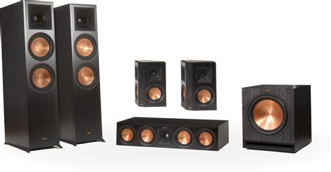 klipsch rp fa  dolby atmos home theater speaker system featuring high performance