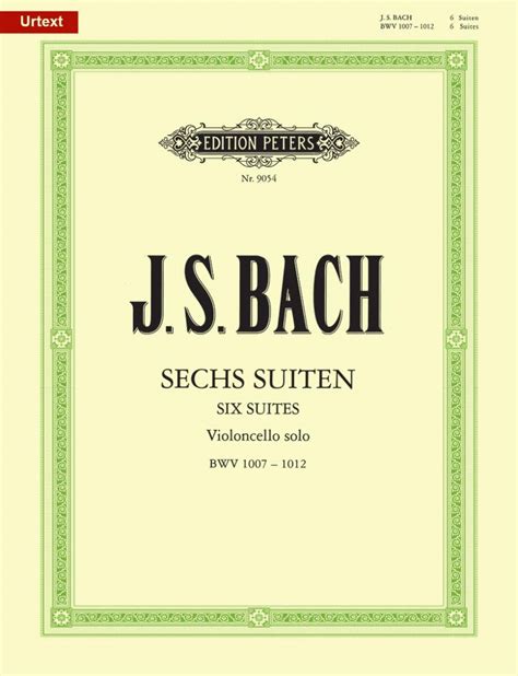 forwoods scorestore bach 6 solo suites bwv 1007 1012 for cello