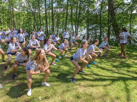 fitness is important at point o pines summer camp for girls