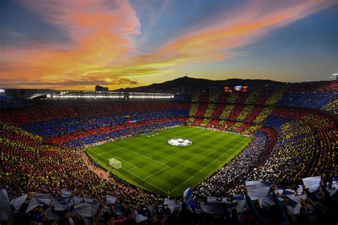 fc barcelona spain stadium camp nou soccer soccer field soccer clubs champions league