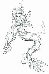Meerjungfrau H2o Meerjungfrauen Barbie Mermaids Staino Mandalas Creatures Malen Siren Lass sketch template