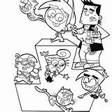 Fairly Coloring Odd Parents Pages Getcolorings Draw Printable sketch template