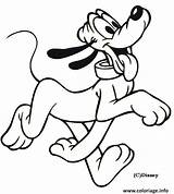 Pluto Plutot Dingo Ballade Colorier Mickey Gratuit Mouse Niños Figuras Salutations sketch template