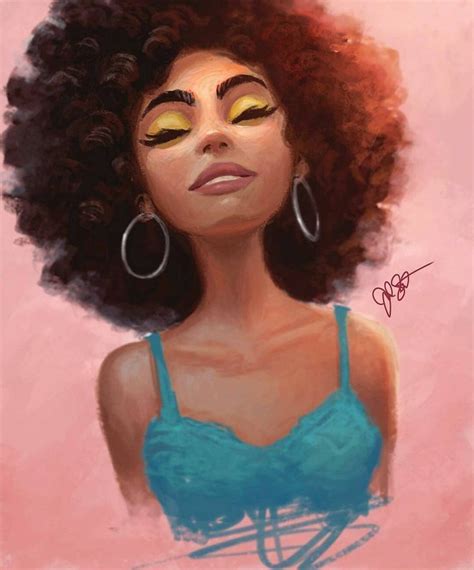 afro afrozeichnung curly hairstyles dibujo draw drawing hairsty