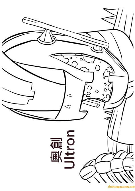 ultron avengers coloring page  printable coloring pages