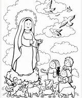 Fatima Coloring Lady Catholic Kids Pages Mary Crafts Lourdes Para Mother Bible Blessed Craft Colouring Cutest Do Da Don Wordpress sketch template