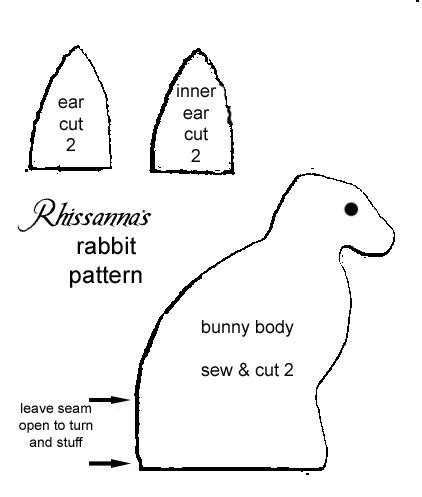 bunny  pattern rabbit patterns gallery
