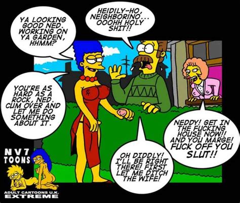 pic422970 marge simpson maude flanders ned flanders the simpsons nev simpsons porn