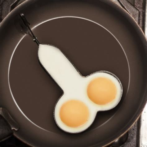 Willie Egg Fryer Penis Shape Eggs Adult Fun Novelty Rude Cooking T