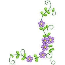 letter      purple flowers