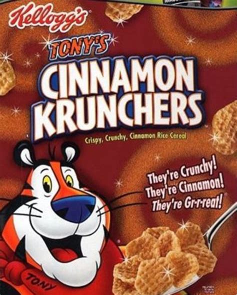 kelloggs tonys cinnamon krunchers cereal  cereal granola