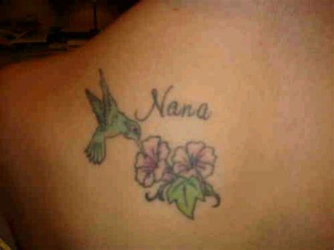 Instead Of Nana Id Have Granny Hummingbird Tattoo Flower Wrist