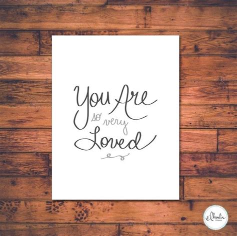 items similar to you are so very loved hand lettered digital print