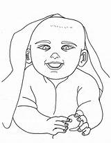 Coloring Babies Newborn Printable Realistic Face Sheets Drawing Birth Getdrawings Popular sketch template