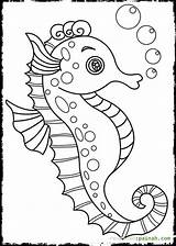 Seahorse Coloring Pages Baby Outline Seahorses Print Printable Color Cute Template Carle Eric Mister Getdrawings Getcolorings sketch template