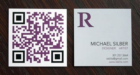great examples  qr code business cards  business card designs