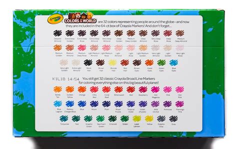 crayola markers  colors   world jennys crayon collection