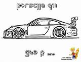 Coloring Porsche Pages Car Cars Corvette Popular sketch template