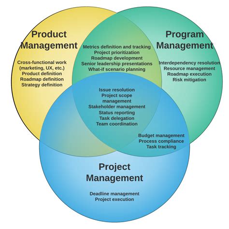 project program  product management whats  difference