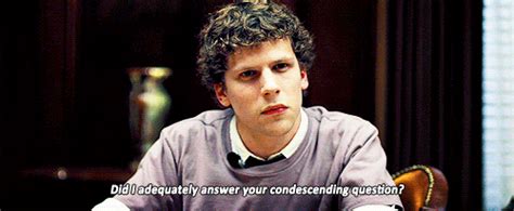 sassy jesse eisenberg find and share on giphy