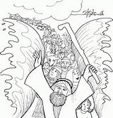 Moses Parting Israelites Exodus Jacob Kleurplaten Ausmalbilder Kleurplaat Hg Passover Search Israelite Makinbacon Leads Bestcoloringpagesforkids sketch template