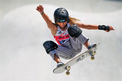 teens dominate final olympic skateboarding  la times