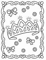 Coloring Princess Pages Crown Tiara Birthday Happy Color King Printable Colouring Activity Print Getcoloringpages Kids Template Getcolorings Girls Gif Popular sketch template